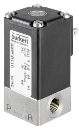 Van Pít tông Burkert - Van điện từ Burkert - Type 0211 Burkert
