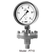 Đồng hồ áp màng wise P710 - Đồng hồ áp suất dạng màng P710 - Đại lý Wise tại việt nam