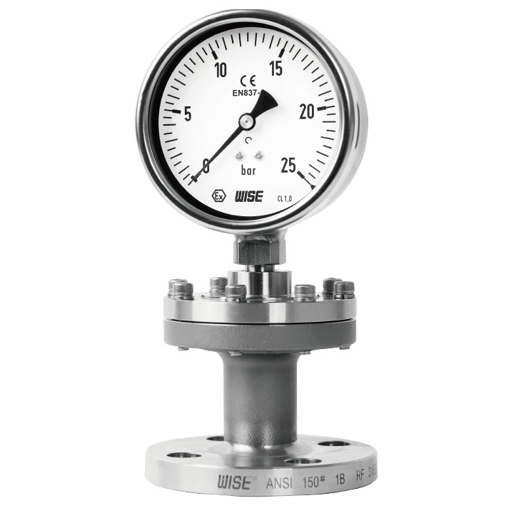 Đồng hồ áp màng wise P720 - Đồng hồ áp suất dạng màng P720 - Đại lý Wise tại việt nam