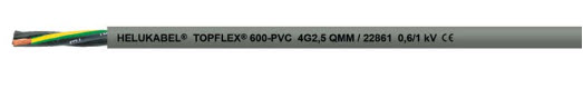 TOPFLEX 600-PVC | Cáp cấp nguồn động cơ Helukabel